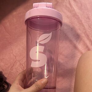 Pink Shaker Bottle with Logo